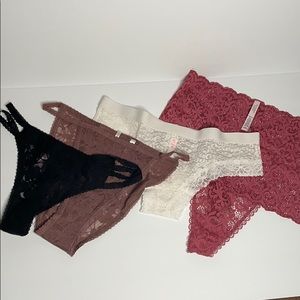 4 Piece bundle VICTORIA SECRET panties